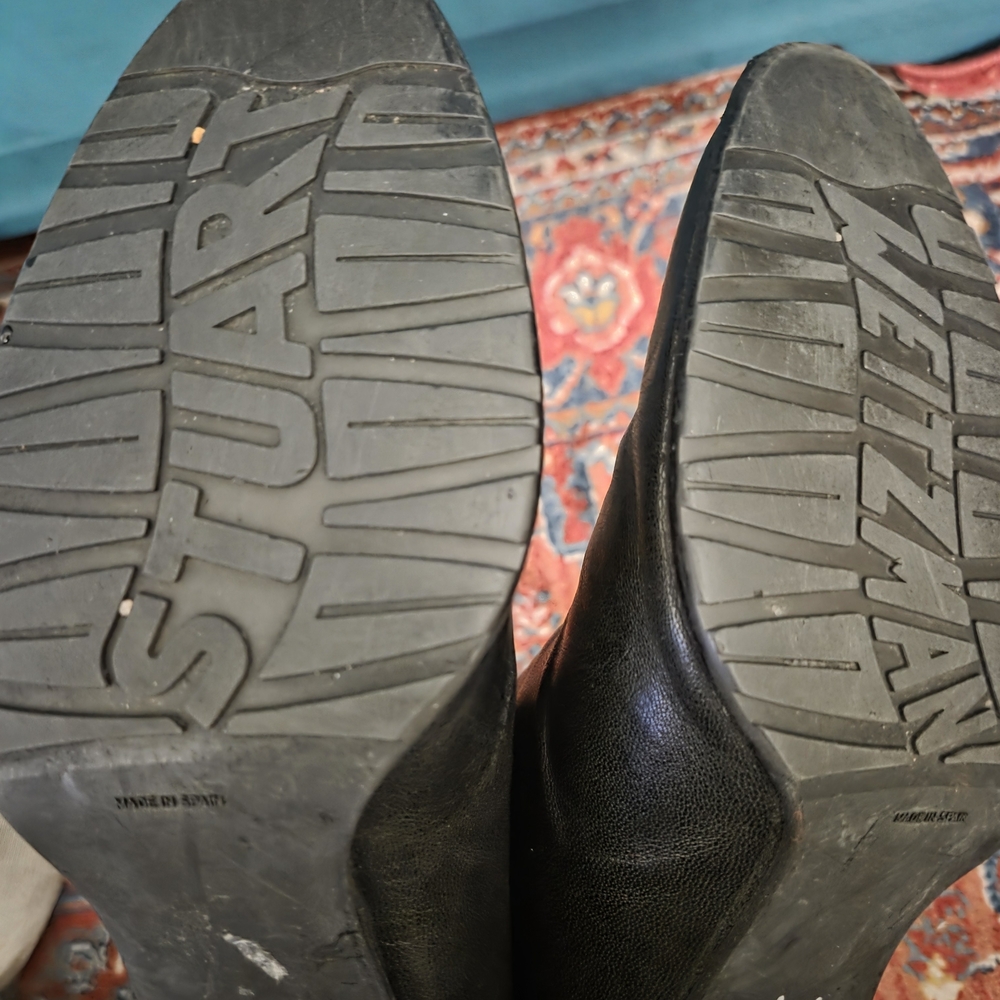 Stuart Weitzman Black Ankle Boots - Picture 9 of 10